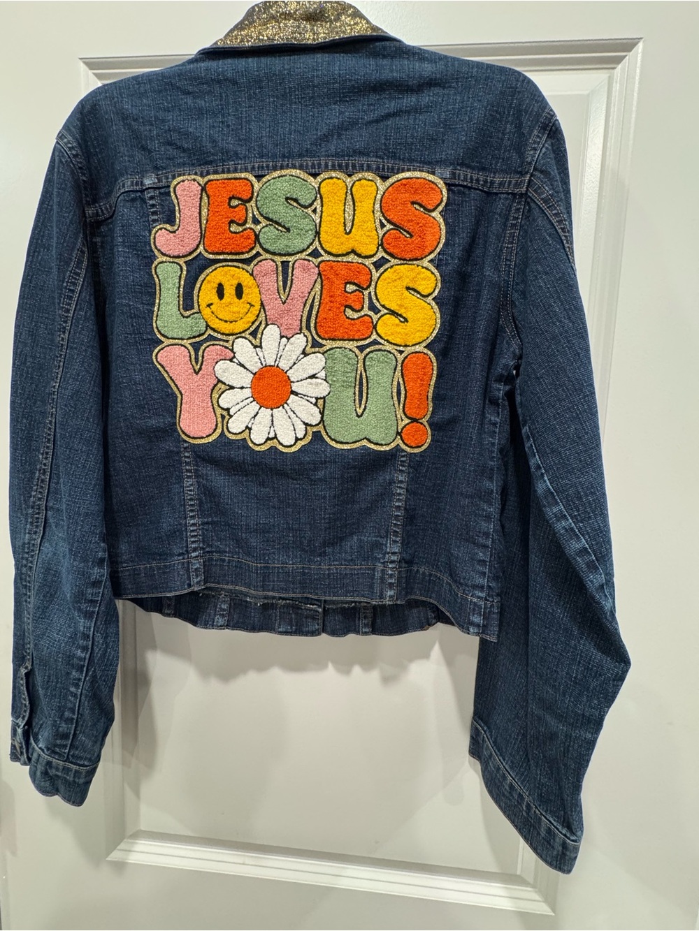 Denim Patchwork Jacket - Picture 6 of 7